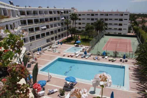 Apartamentos Teneguia Playa del Inglés Esterno foto